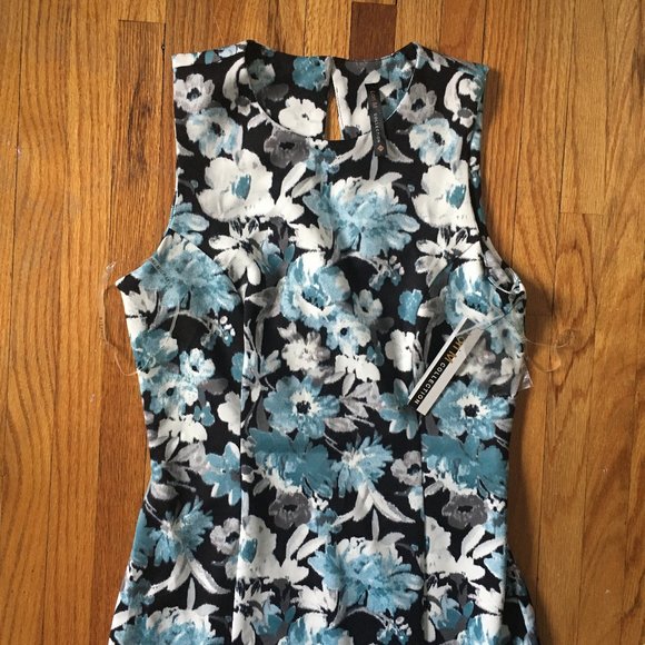 Brand New! Floral Knee-length Designer Dress - Picture 2 of 4